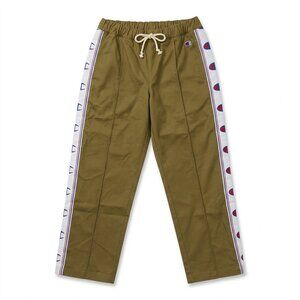 Champion Track Pants – Tinted Tan, Logo Tape Sides, Size Small NWT (Retail $105)